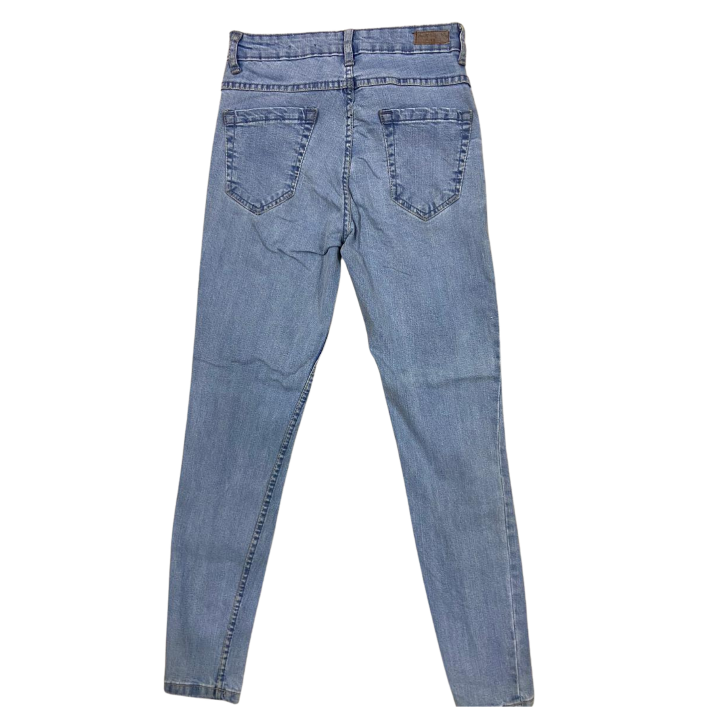 Girls Skinny Fit Denim Jeans Pants with Crease Line