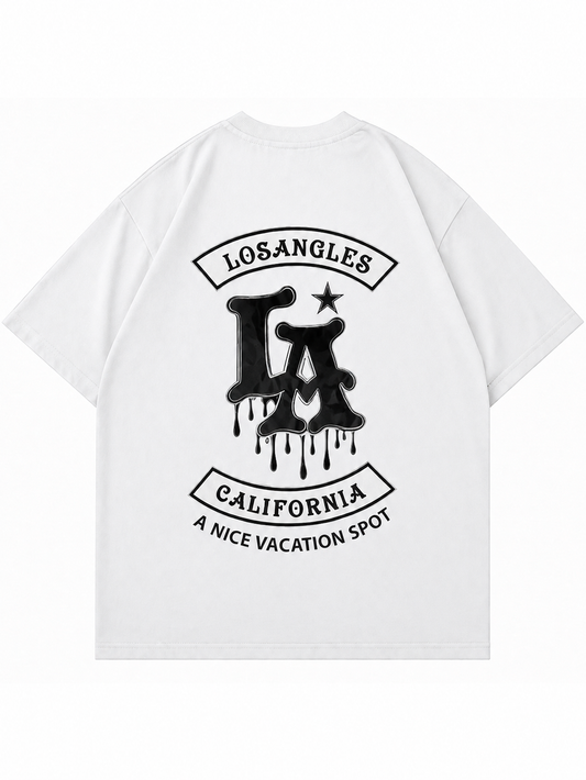 LA California Printed Tee