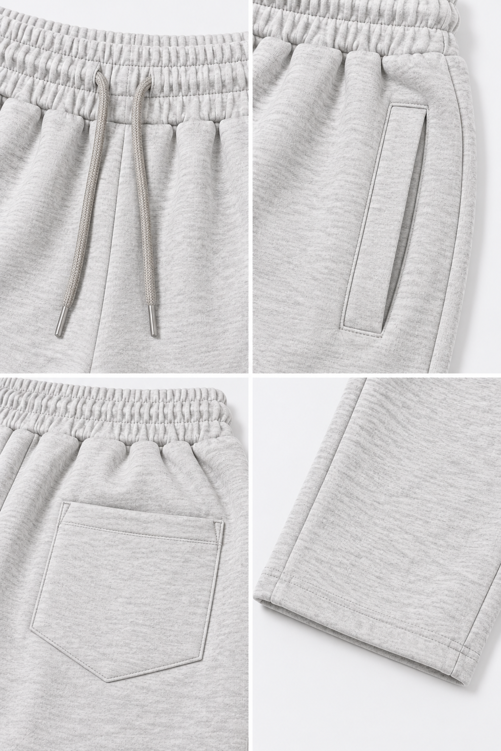 Men's Straight-Leg Fleece Trousers – 350 GSM