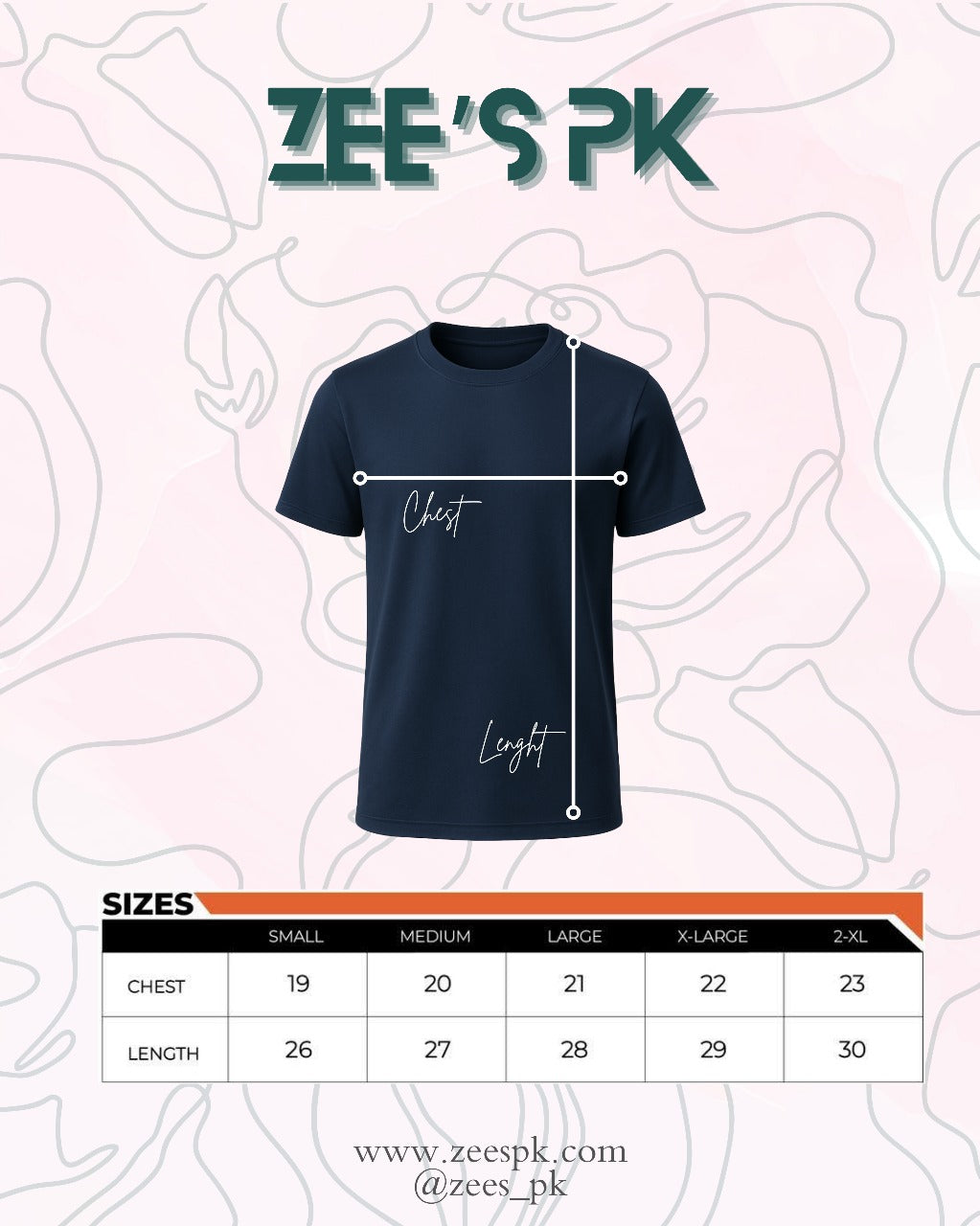 Size Chart Regular