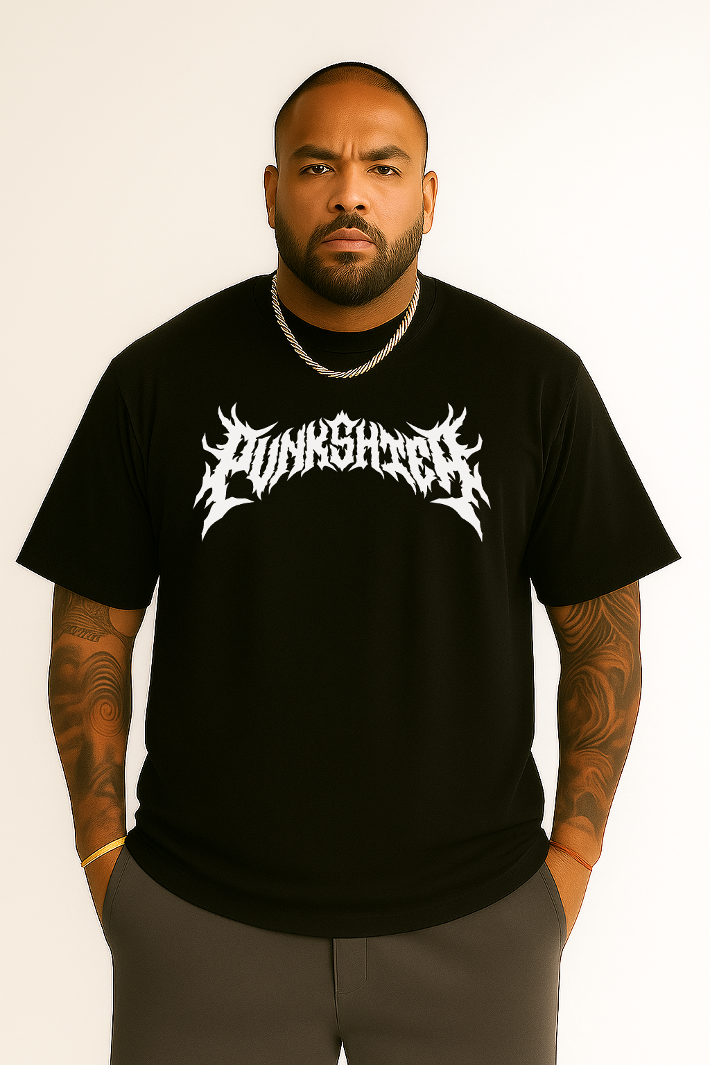 Printed Drop Shoulder Tee