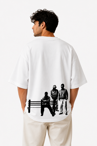 Shadow Society Oversized Printed Tee