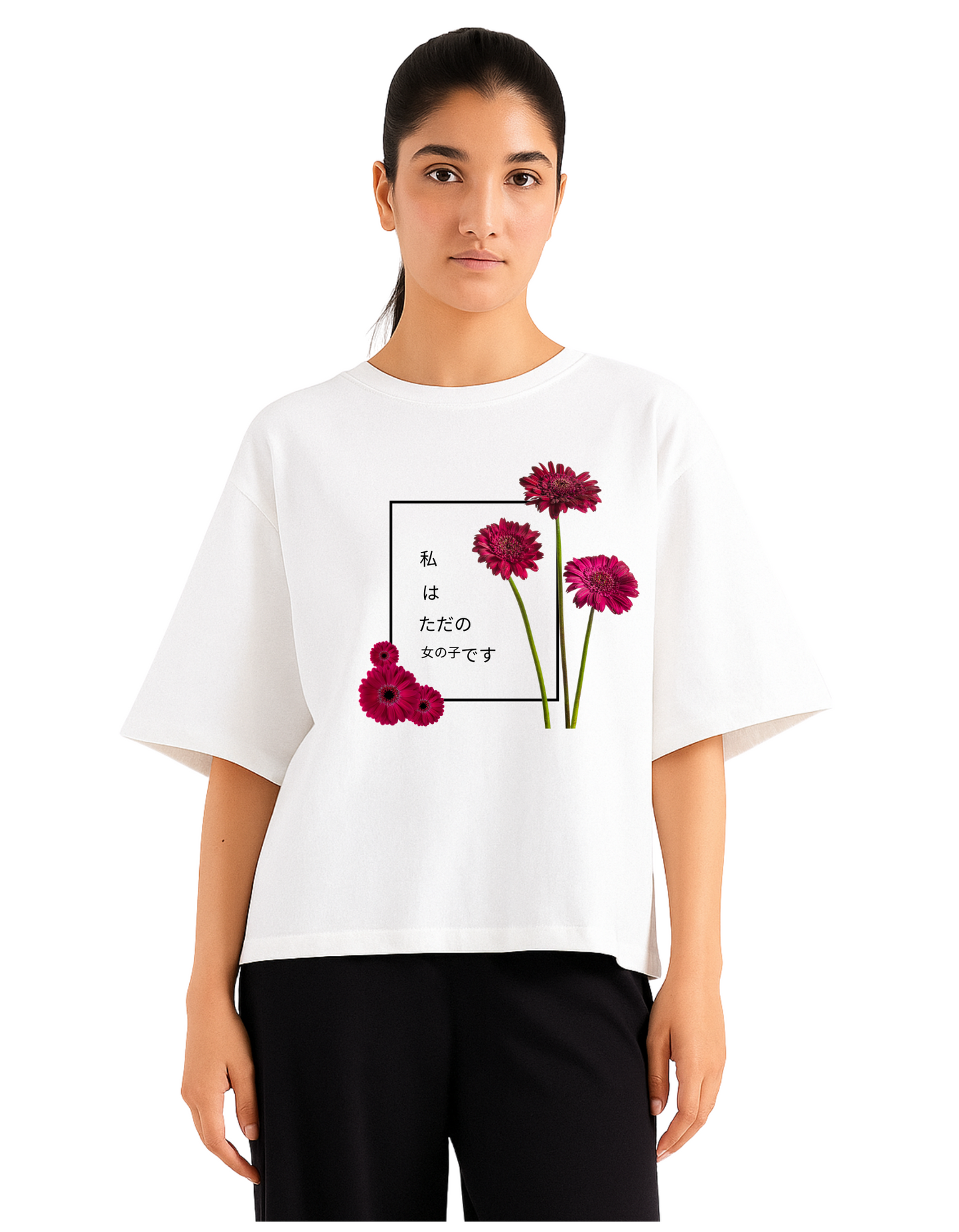 Printed Drop Shoulder Tee