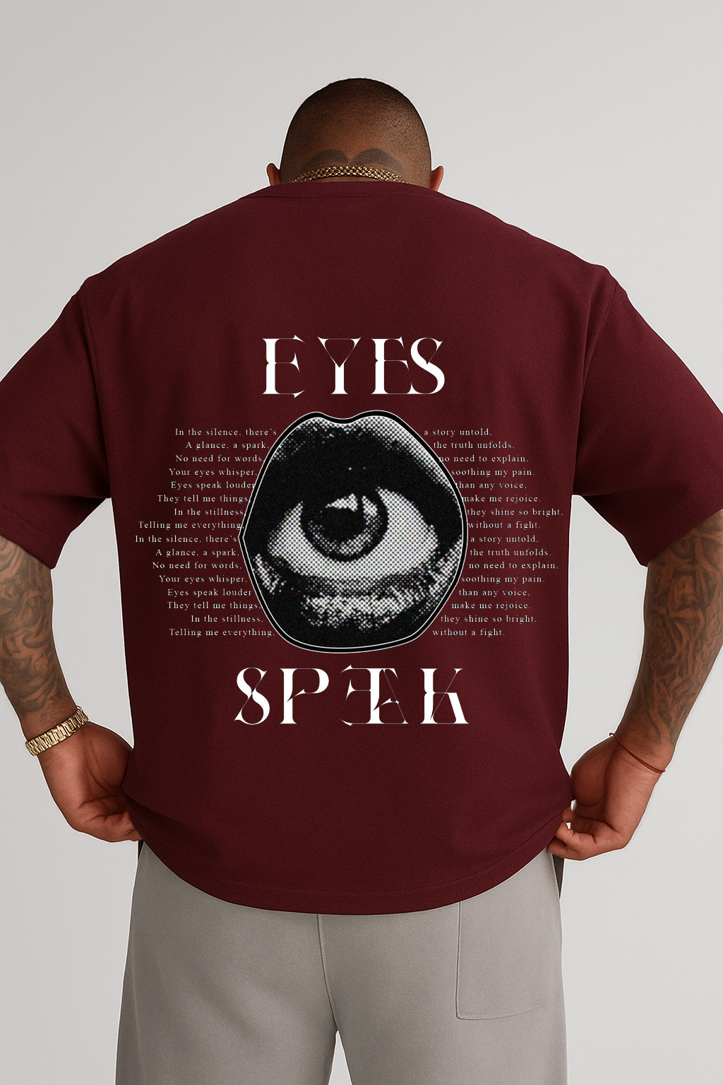 Printed Drop Shoulder Tee