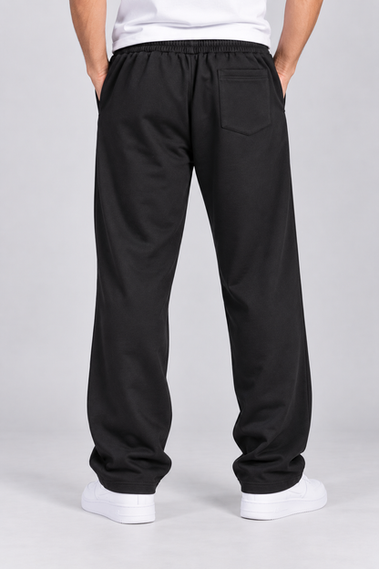 Men's Straight-Leg Fleece Trousers – 350 GSM