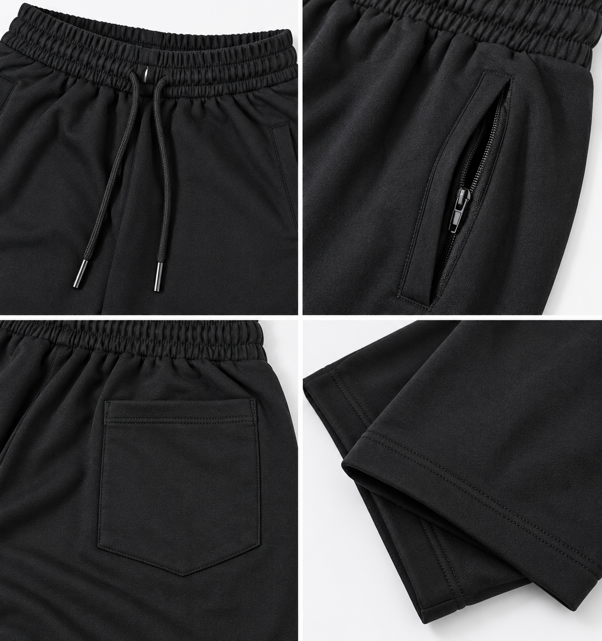 Men's Straight-Leg Fleece Trousers – 350 GSM
