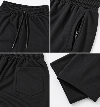 Men's Straight-Leg Fleece Trousers – 350 GSM