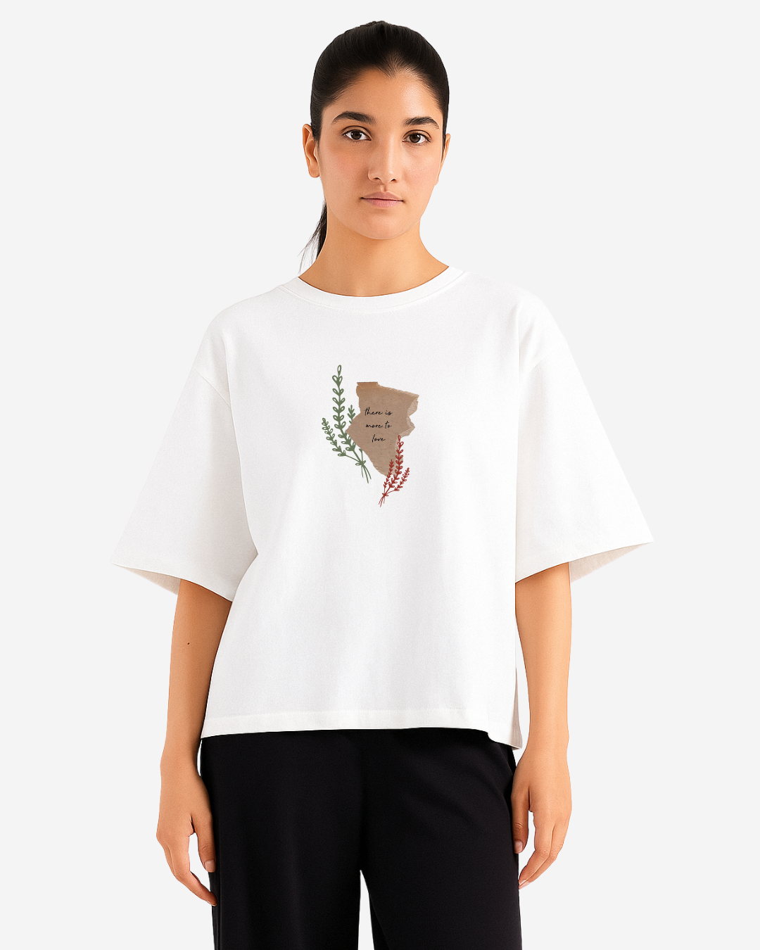 Printed Drop Shoulder Tee
