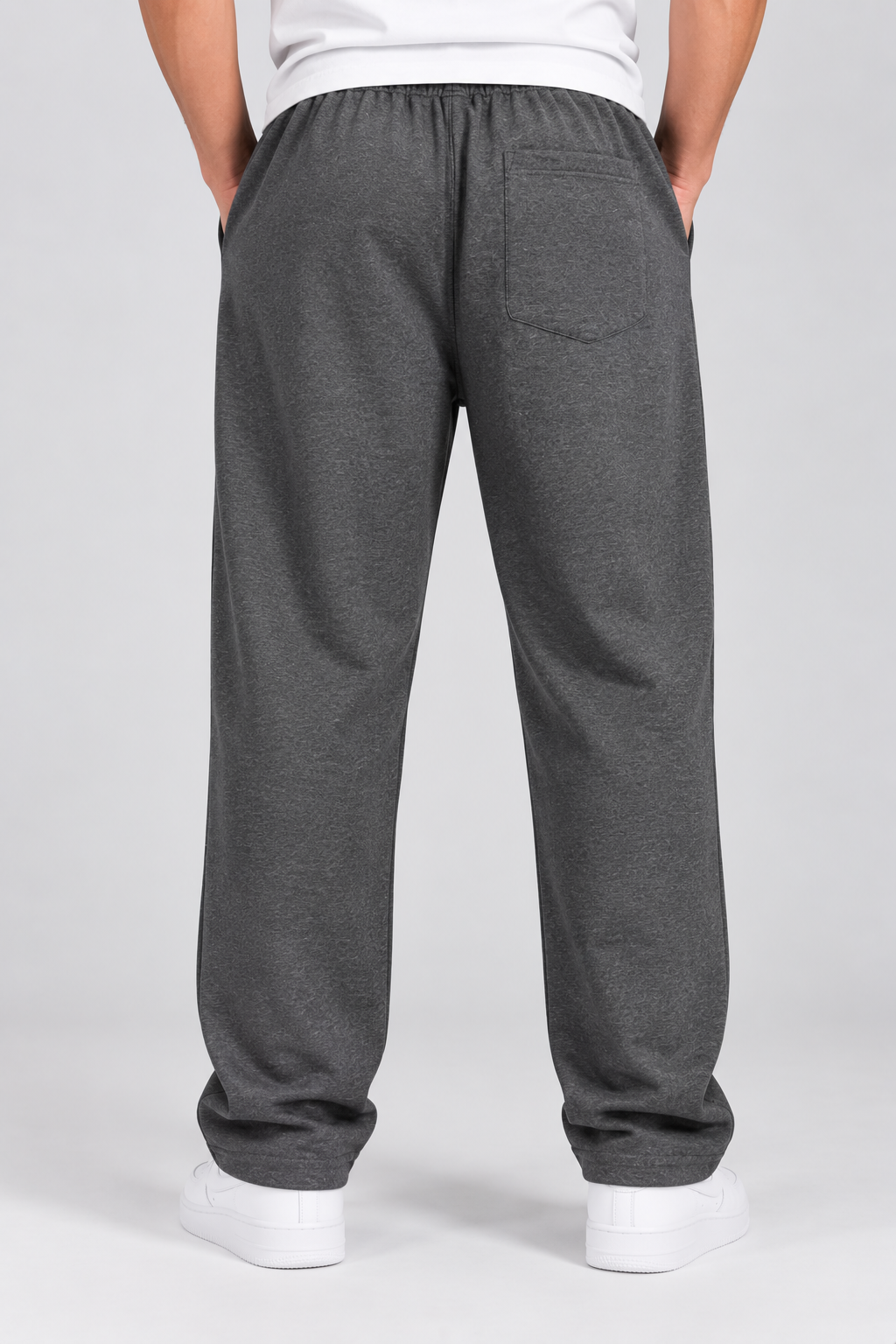 Men's Straight-Leg Fleece Trousers – 350 GSM