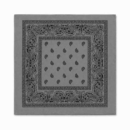 100% Cotton Paisley Bandana – Unisex