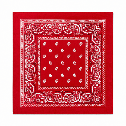 100% Cotton Paisley Bandana – Unisex