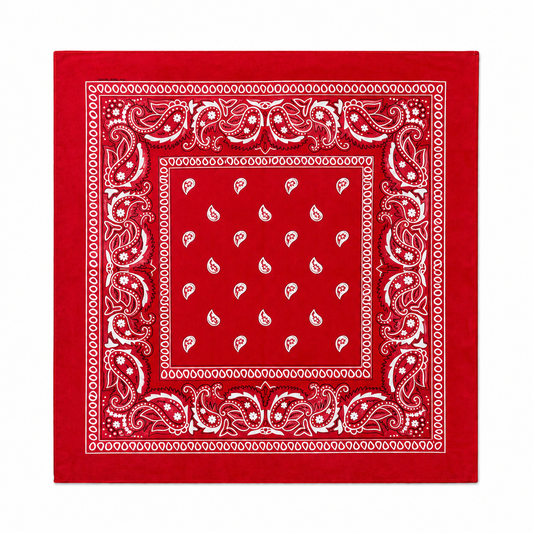 100% Cotton Paisley Bandana – Unisex