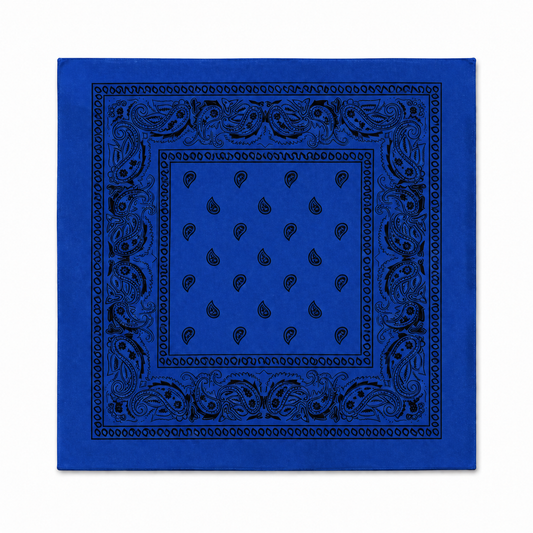 100% Cotton Paisley Bandana – Unisex