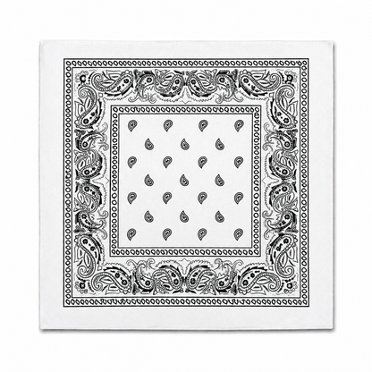 100% Cotton Paisley Bandana – Unisex