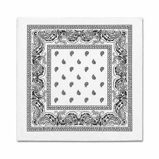 100% Cotton Paisley Bandana – Unisex