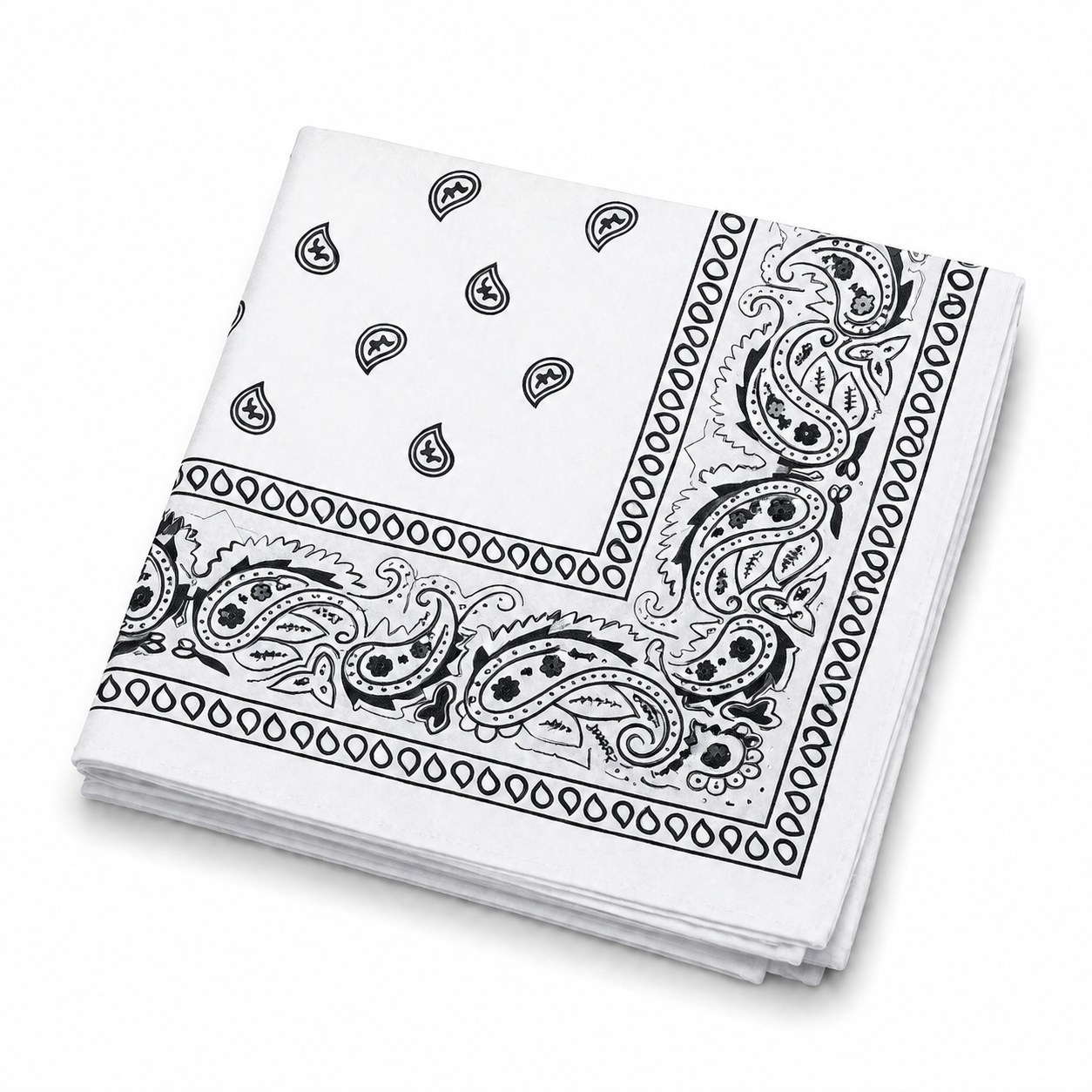 100% Cotton Paisley Bandana – Unisex
