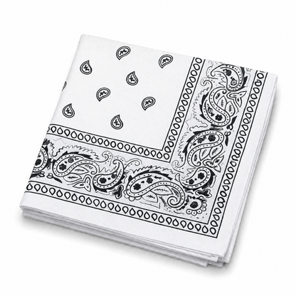 100% Cotton Paisley Bandana – Unisex