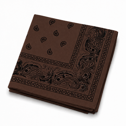 100% Cotton Paisley Bandana – Unisex