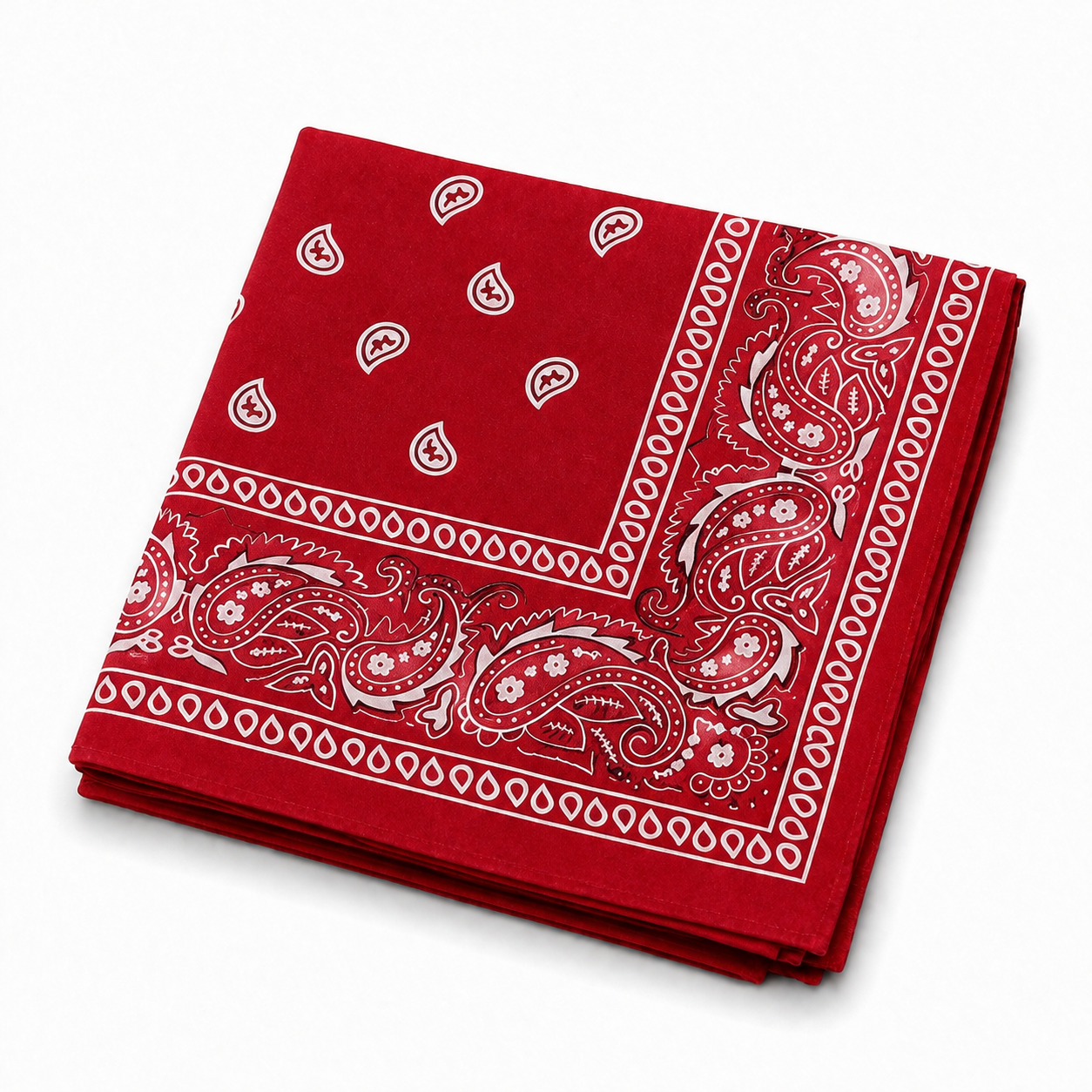 100% Cotton Paisley Bandana – Unisex
