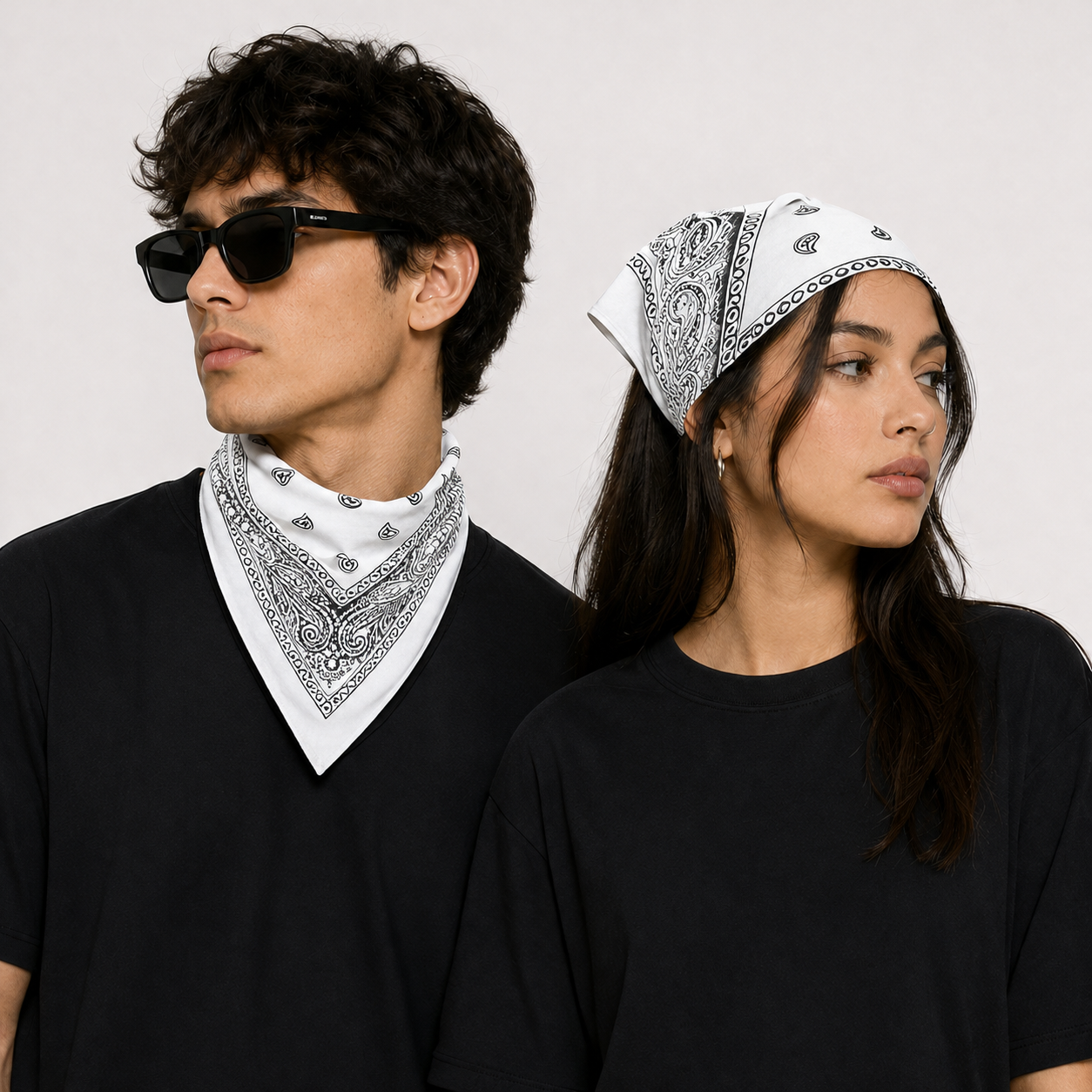 100% Cotton Paisley Bandana – Unisex