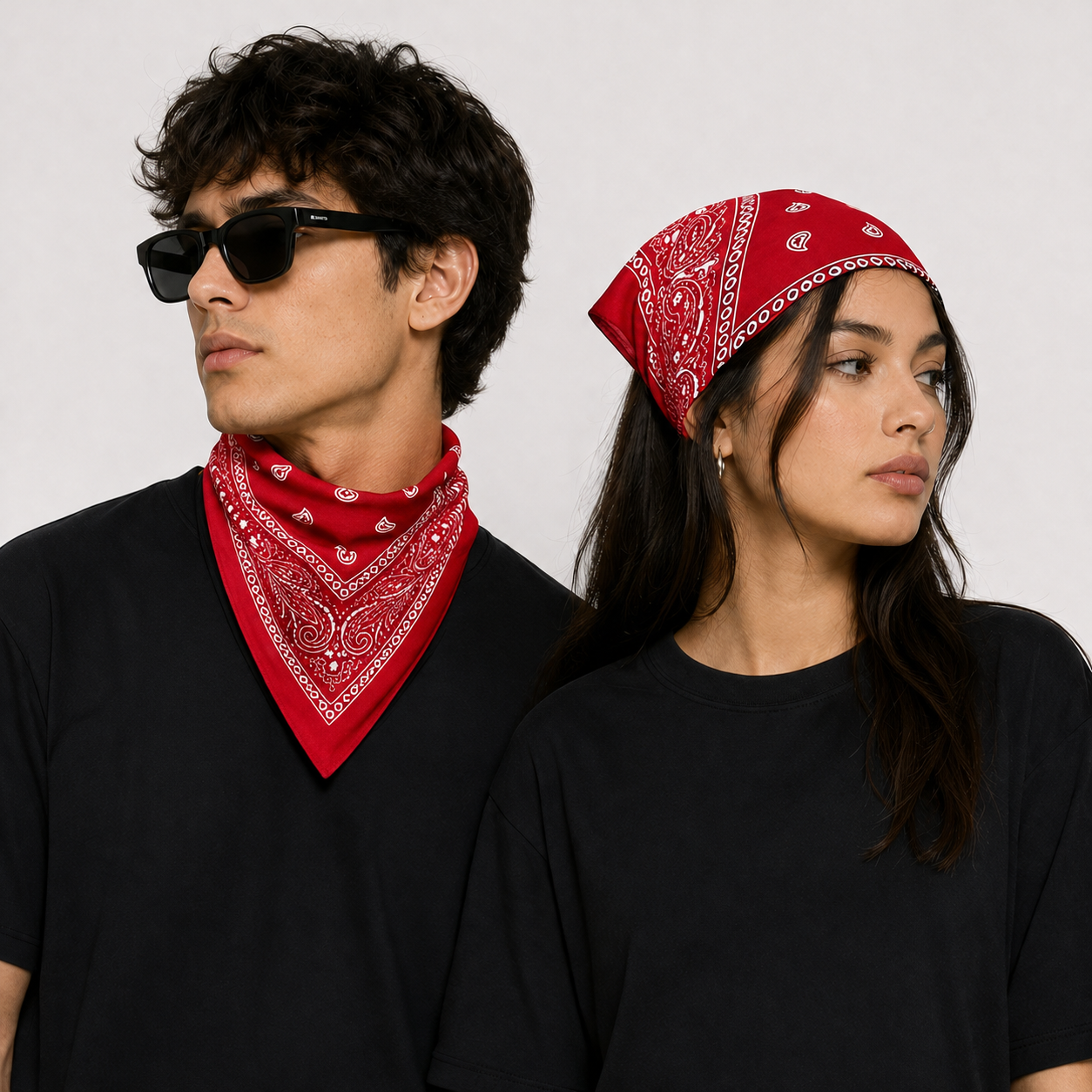 100% Cotton Paisley Bandana – Unisex