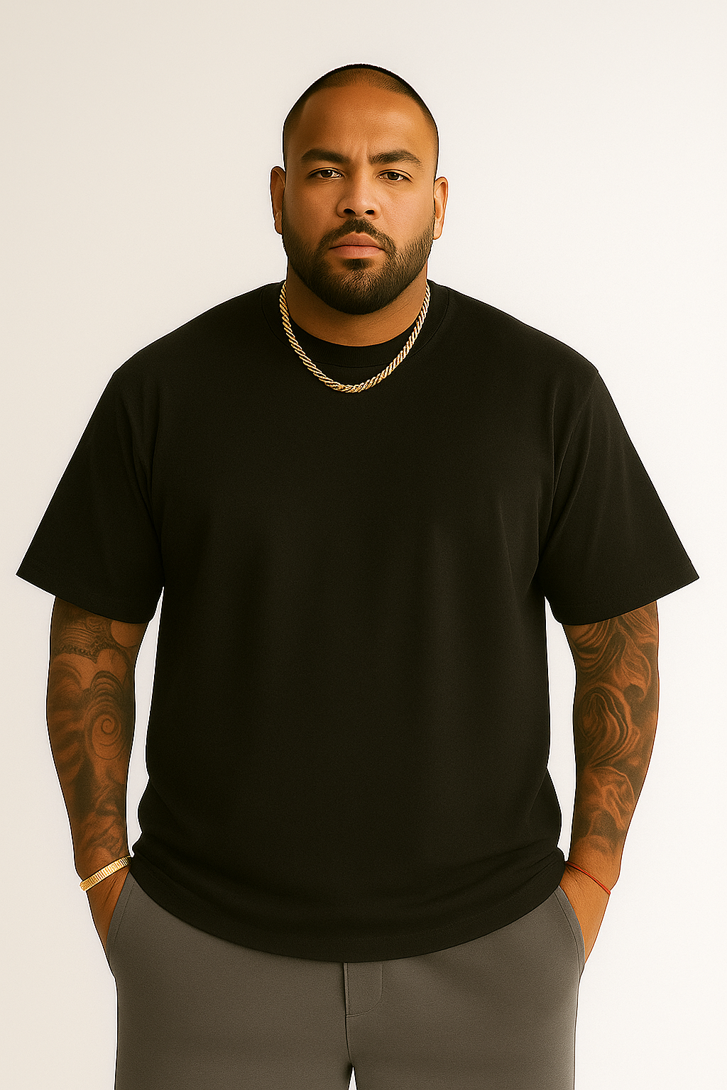 Printed Drop Shoulder Tee