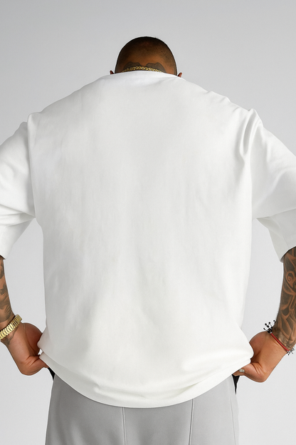 Printed Drop Shoulder Tee