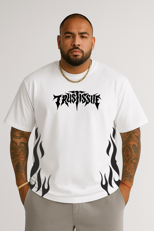 Printed Drop Shoulder Tee