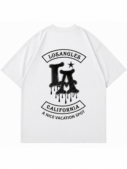 LA California Printed Tee