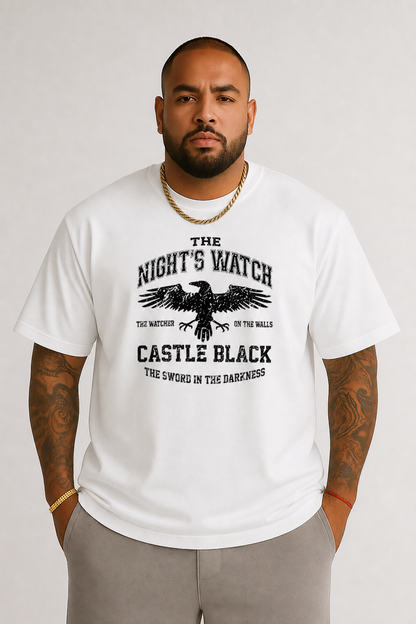 Night's Watch Castle Black Printed Tee