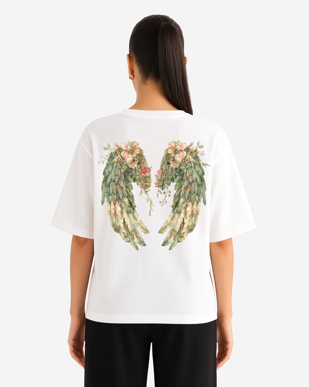 Printed Drop Shoulder Tee