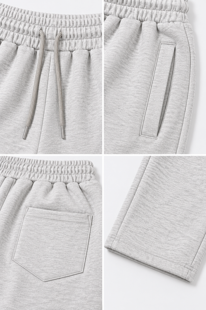 Men's Straight-Leg Fleece Trousers – 350 GSM