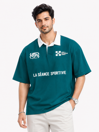 La Séance Sportive No.91 Rugby Polo Printed Tee