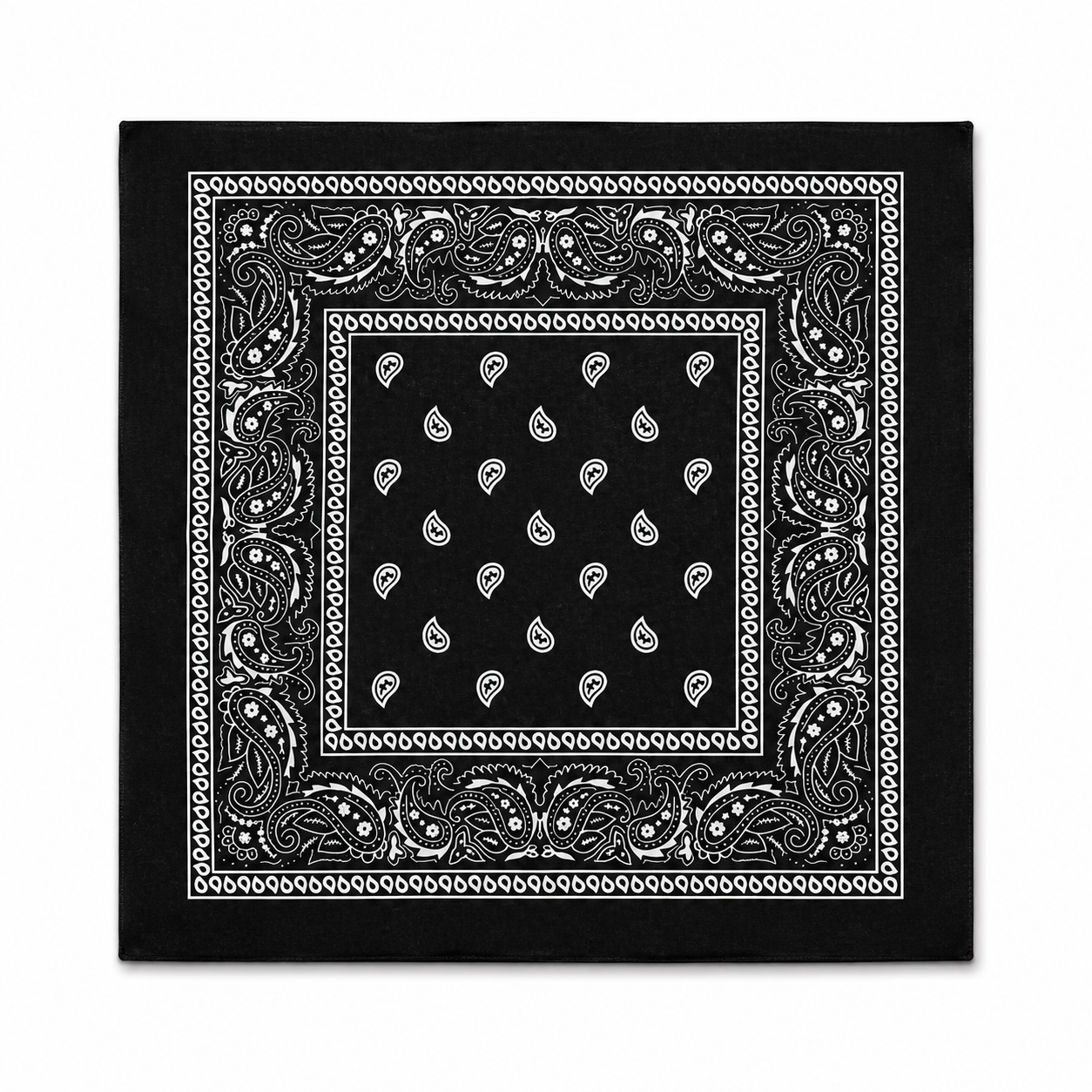 100% Cotton Paisley Bandana – Unisex