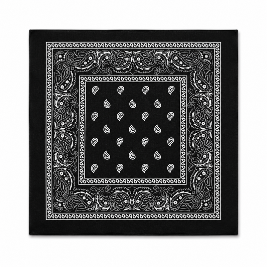 100% Cotton Paisley Bandana – Unisex