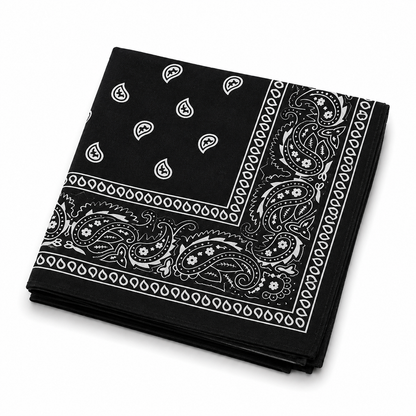 100% Cotton Paisley Bandana – Unisex