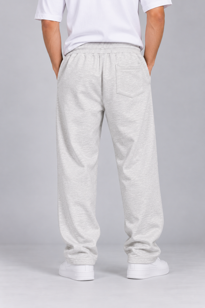Men's Straight-Leg Fleece Trousers – 350 GSM
