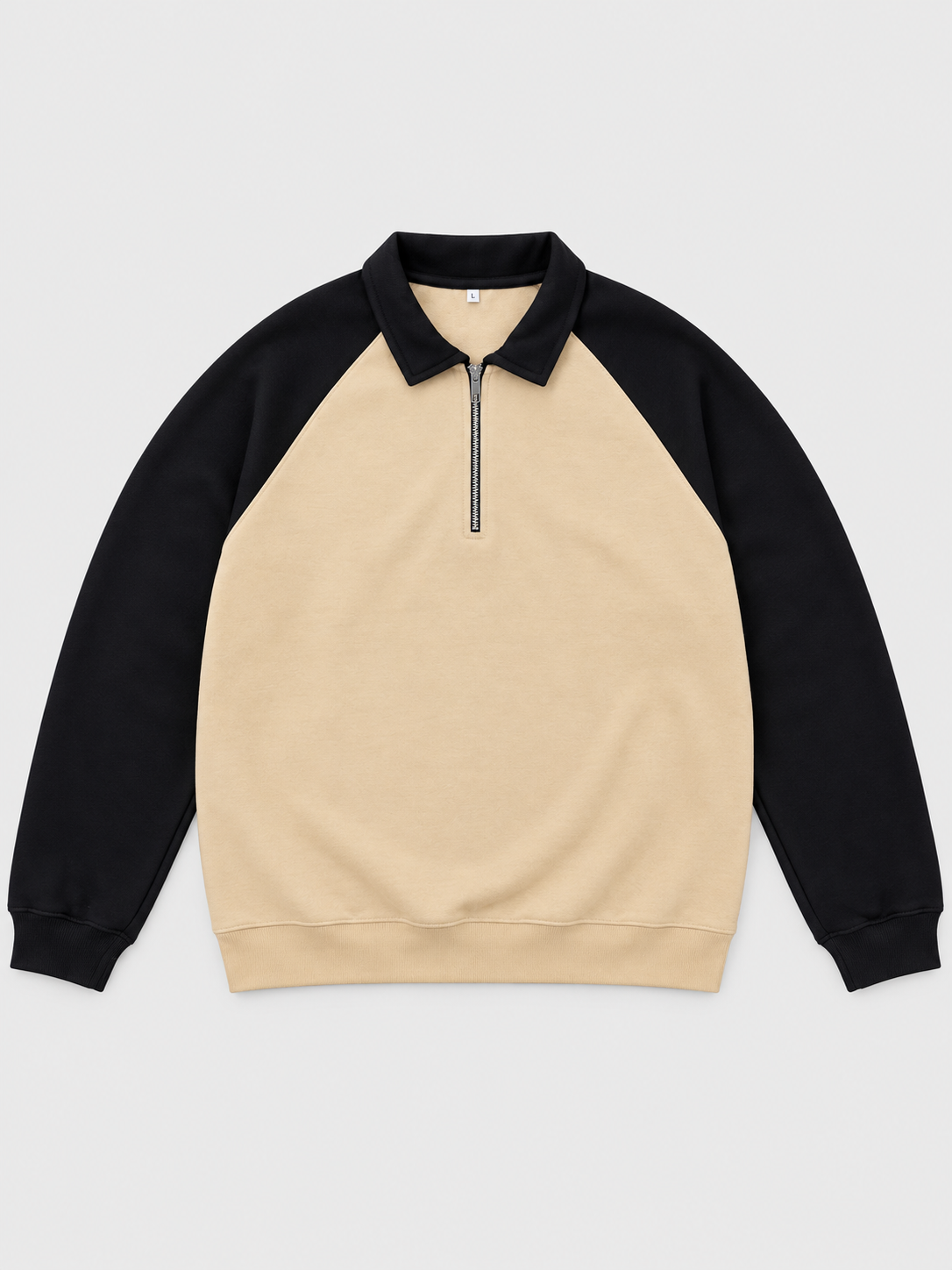 Men's Colourblock Quarter-Zip Fleece Sweatshirt – 300 GSM