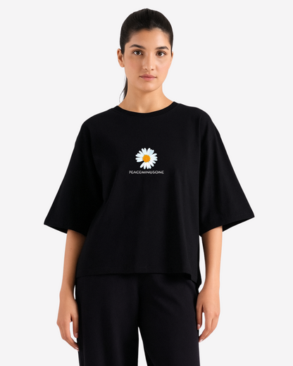 Printed Drop Shoulder Tee