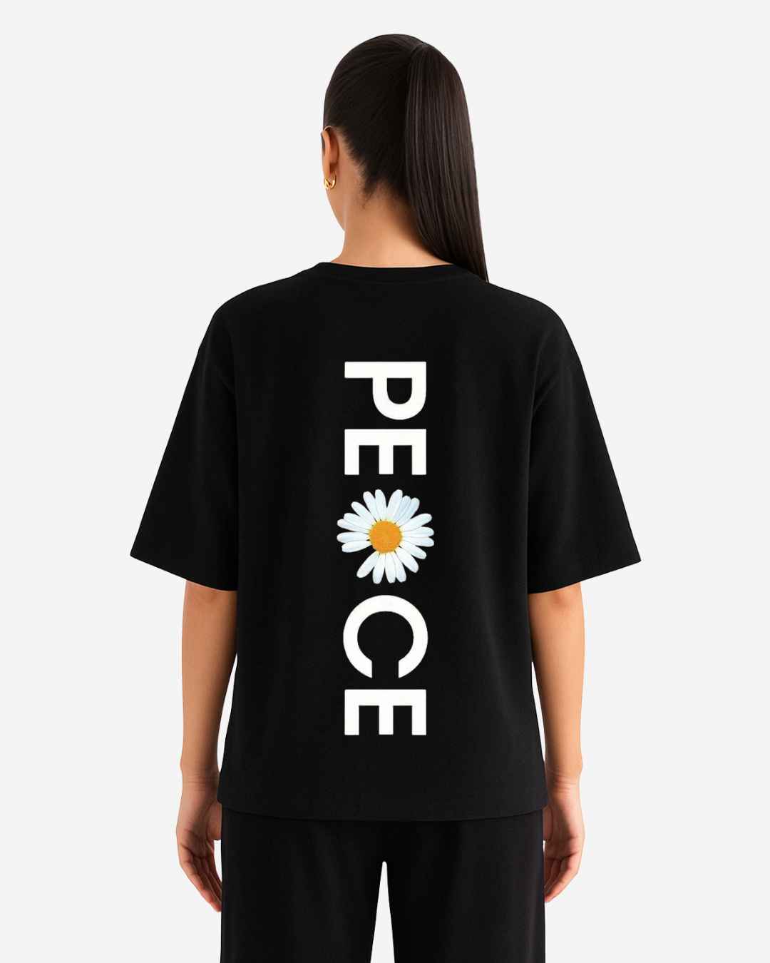 Printed Drop Shoulder Tee