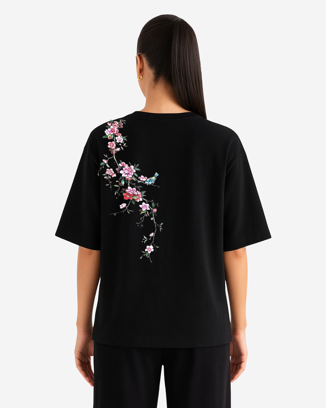 Printed Drop Shoulder Tee