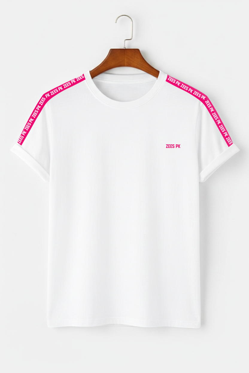Zee's PK Taped Shoulder Branded Tee - Women