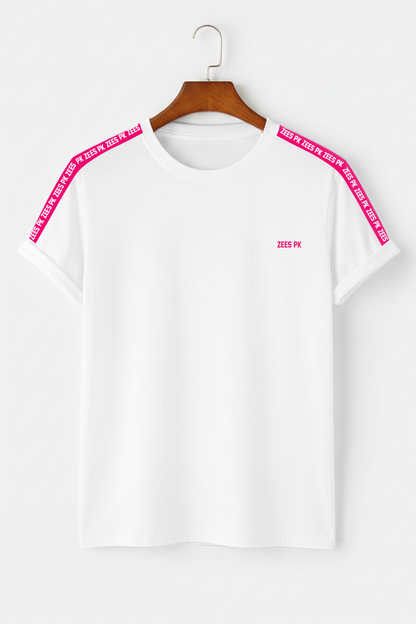 Zee's PK Taped Shoulder Branded Tee - Women