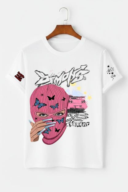 Demons Balaclava Graphic Tee