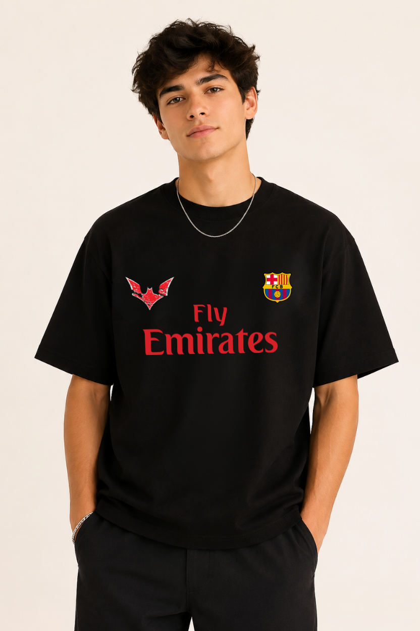 Hala Madrid x FCB Spider Printed Tee
