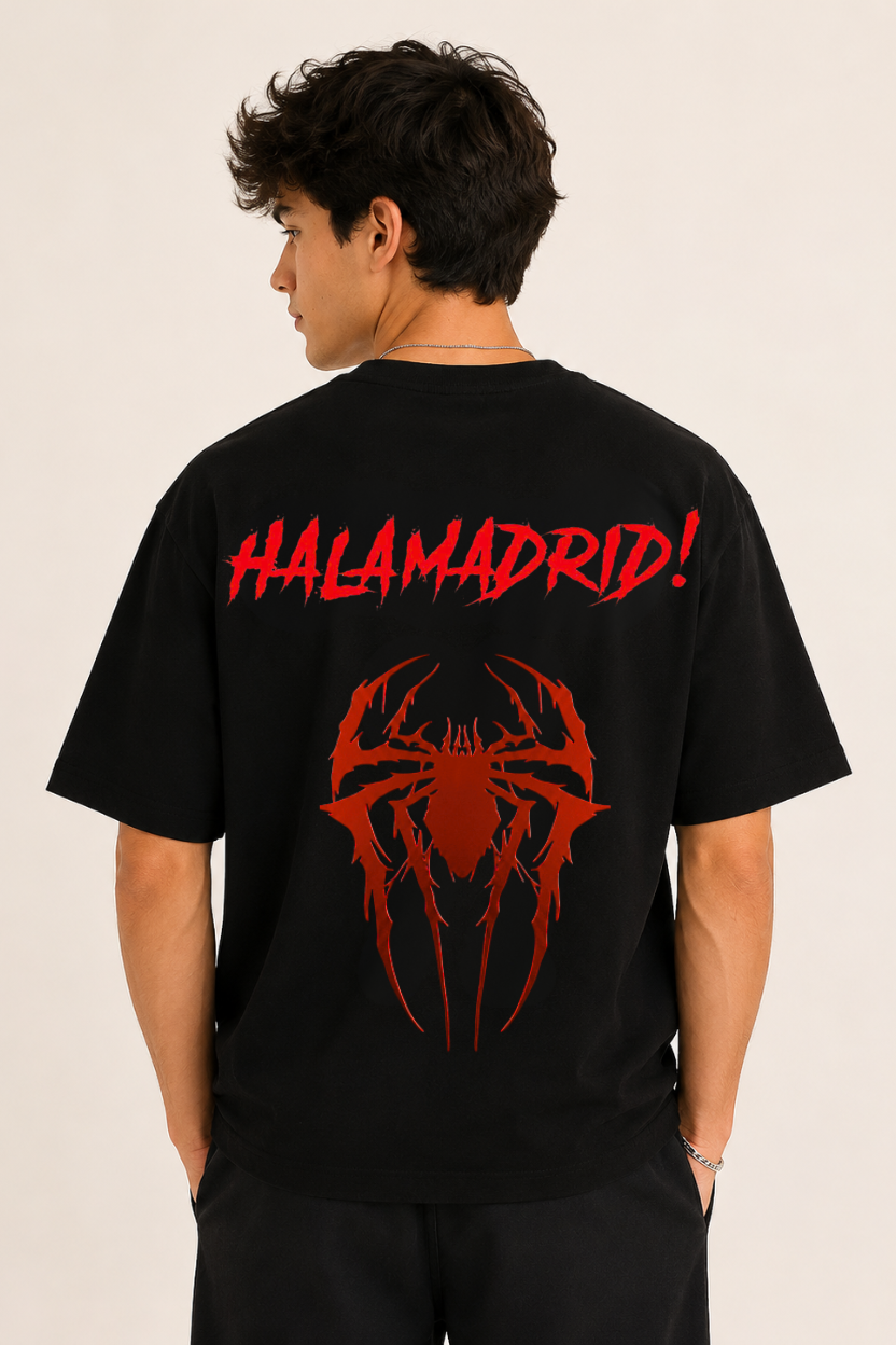 Hala Madrid x FCB Spider Printed Tee
