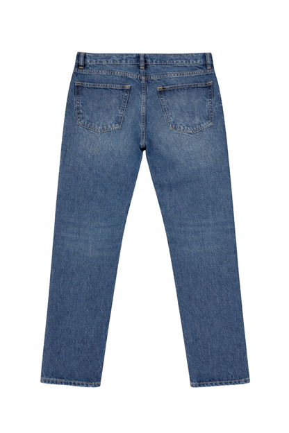 Men's Baggy Fit Washed Denim Jeans
