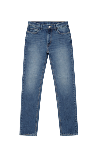Men's Baggy Fit Washed Denim Jeans