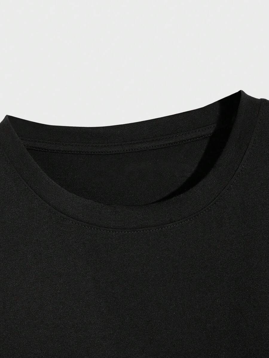 Printed Drop Shoulder Tee