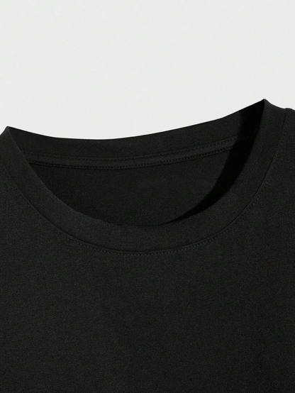 Printed Drop Shoulder Tee
